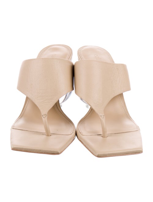 Cult Gaia Leather Slides