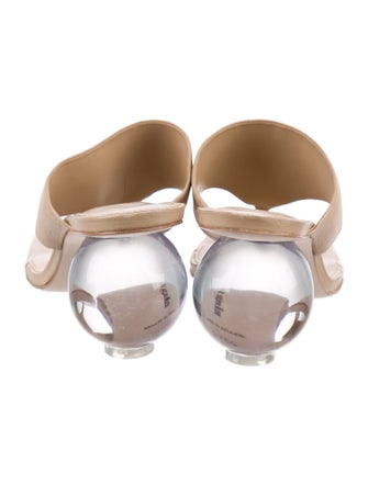 Cult Gaia Leather Slides