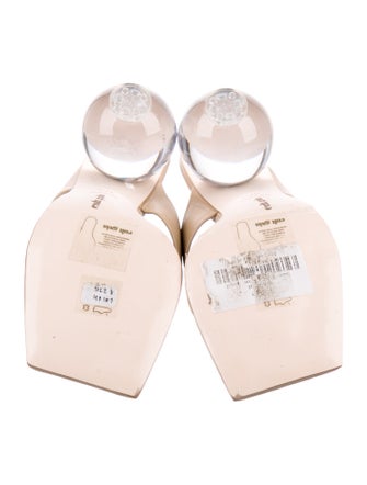 Cult Gaia Leather Slides