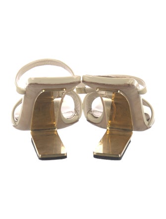 Cult Gaia Patent Leather Slides