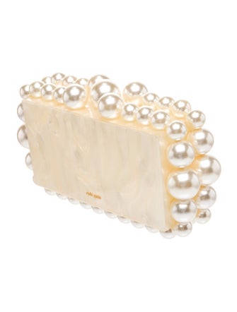 Cult Gaia Faux Pearl Minaudière