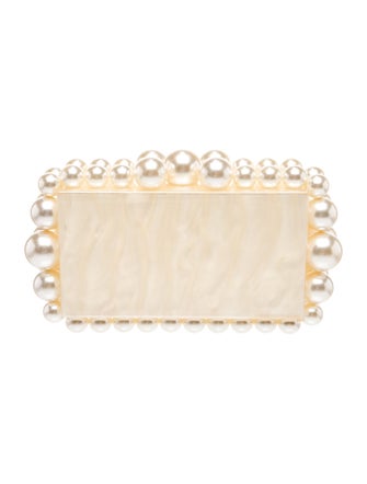 Cult Gaia Faux Pearl Minaudière