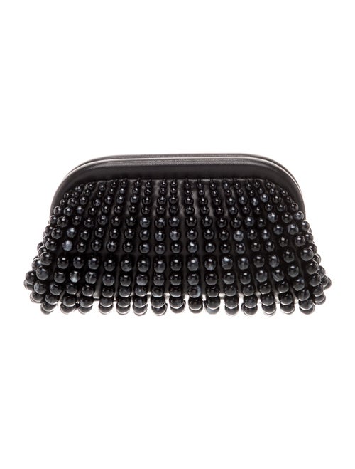 Cult Gaia Leather Clutch