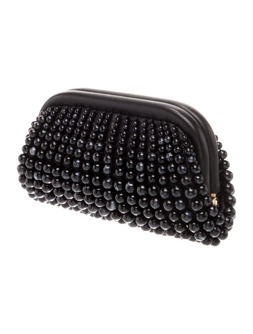 Cult Gaia Leather Clutch