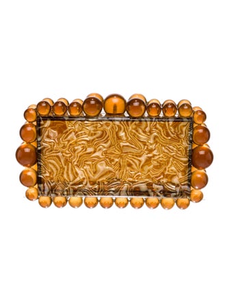 Cult Gaia Acrylic Clutch