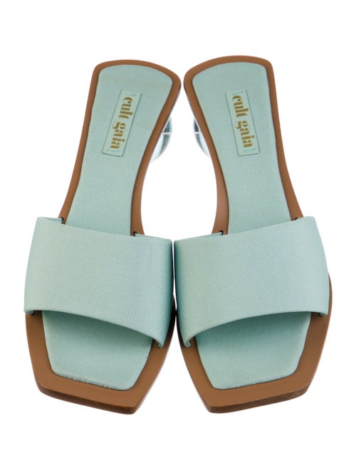 Cult Gaia Colorblock Pattern Slides