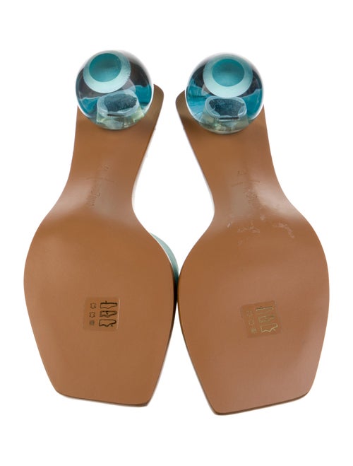 Cult Gaia Colorblock Pattern Slides