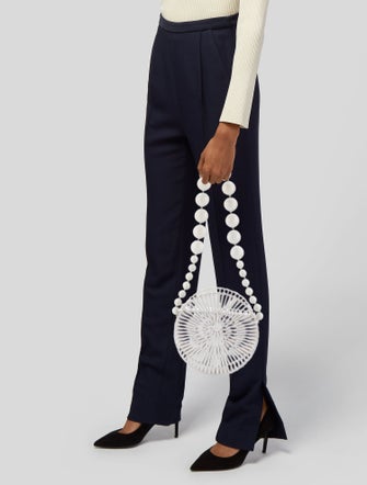 Cult Gaia Bamboo Shoulder Bag