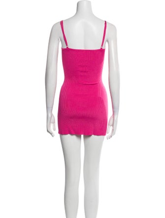 Cult Gaia V-Neck Mini Dress