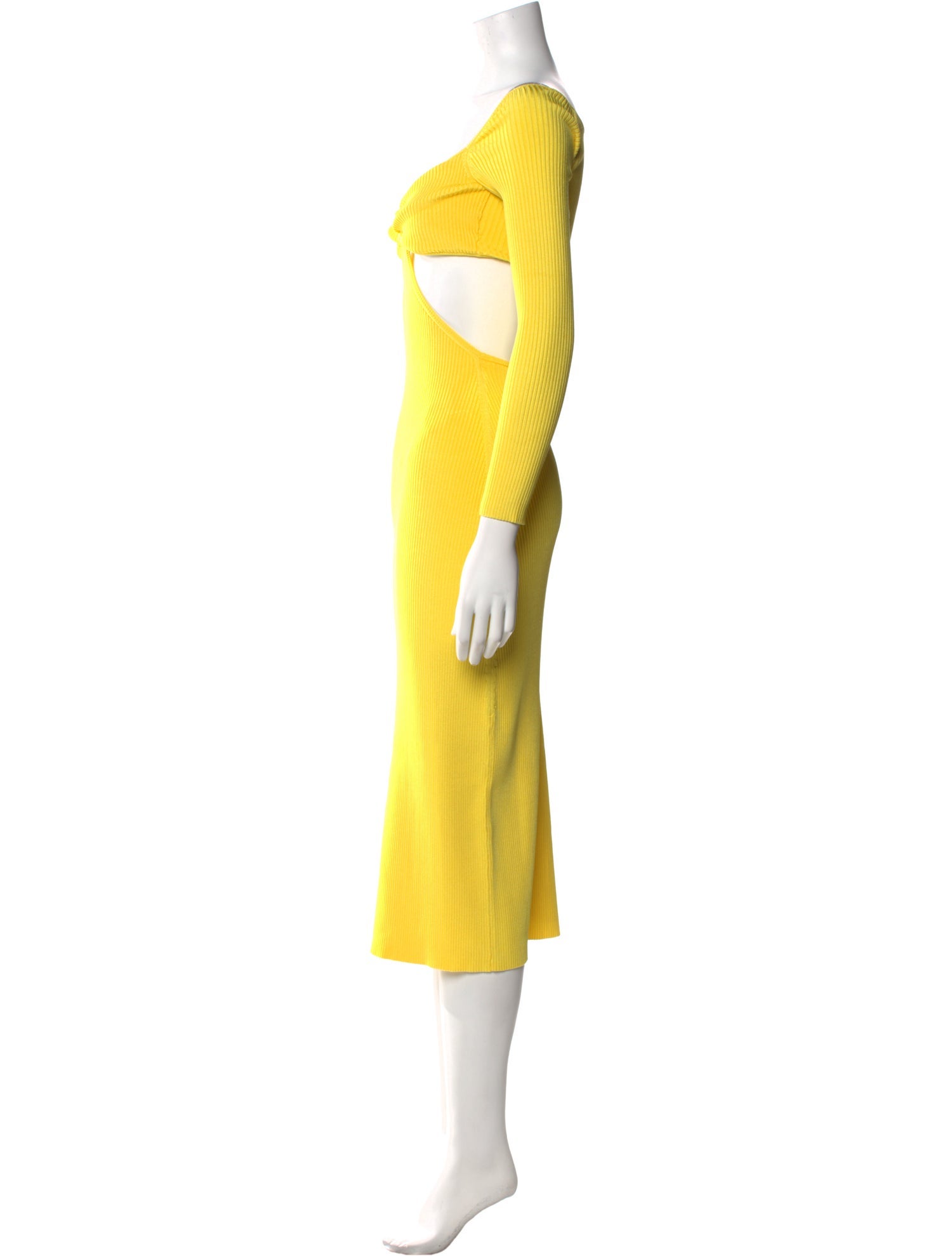 Cult Gaia V-Neck Midi Length Dress