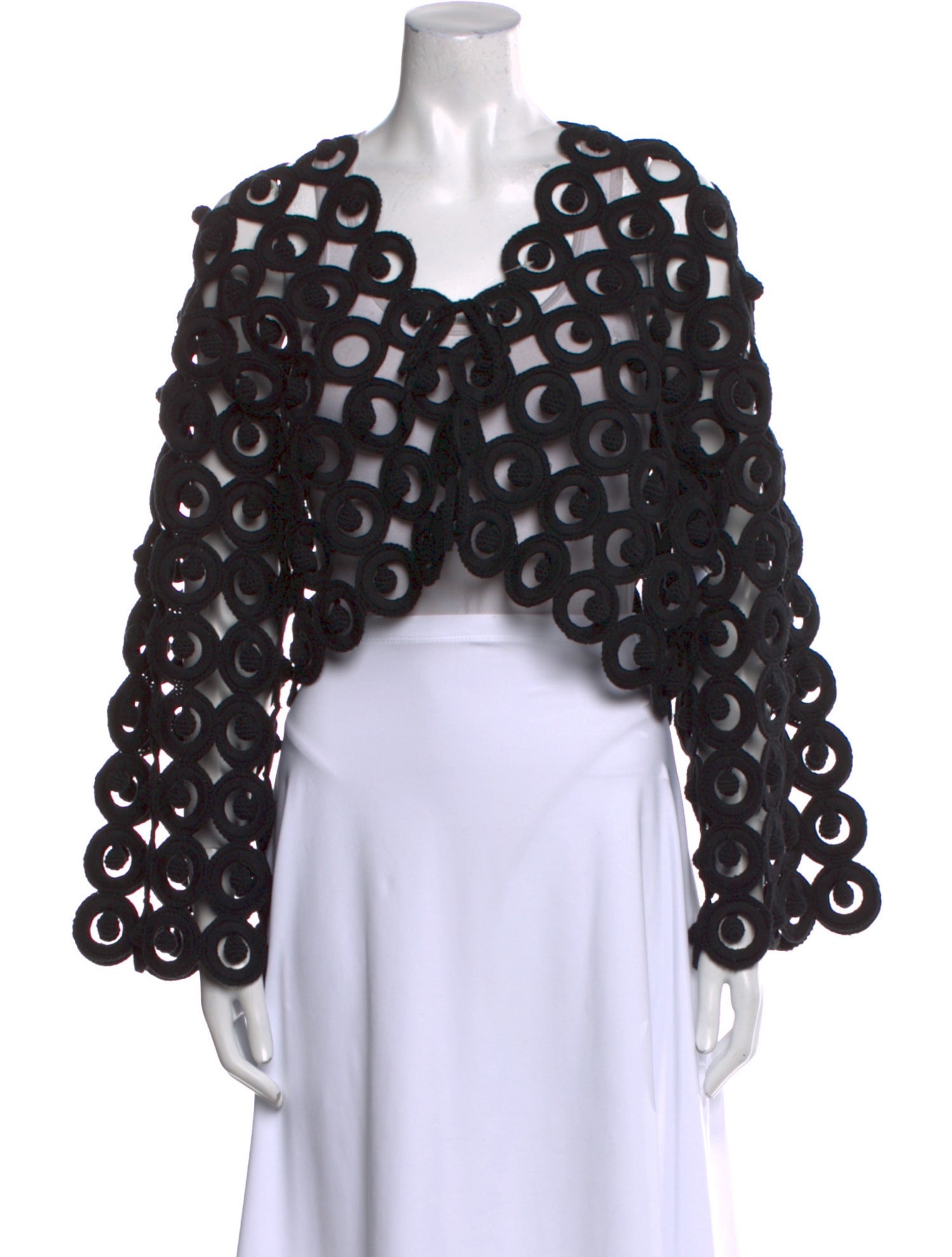 Cult Gaia Printed V-Neck Sweater w/ Tags