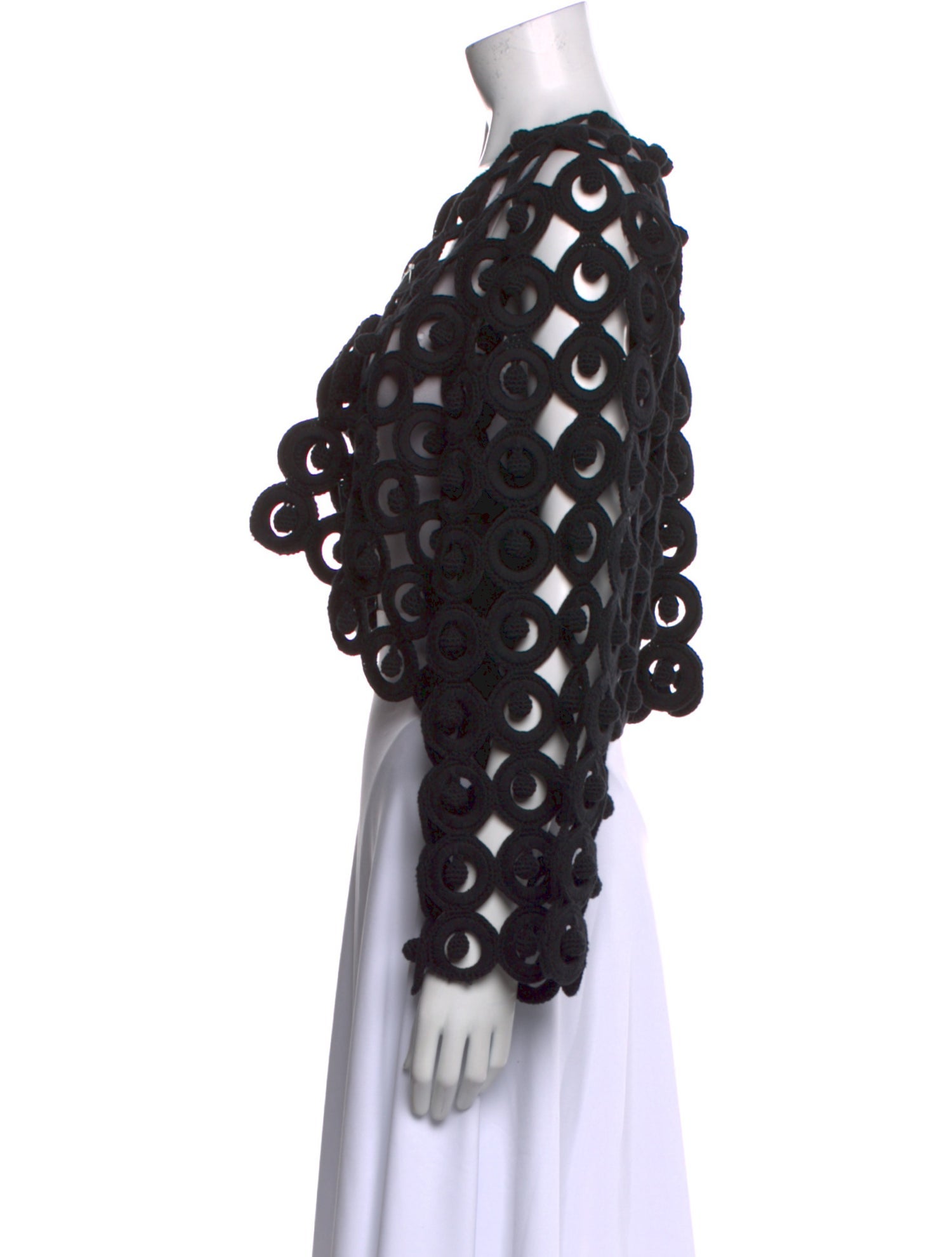 Cult Gaia Printed V-Neck Sweater w/ Tags