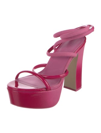 Cult Gaia Leather Slides