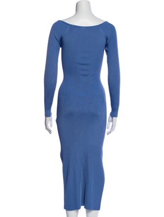 Cult Gaia V-Neck Midi Length Dress