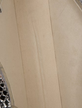 Cult Gaia Embossed Leather Top Handle Bag