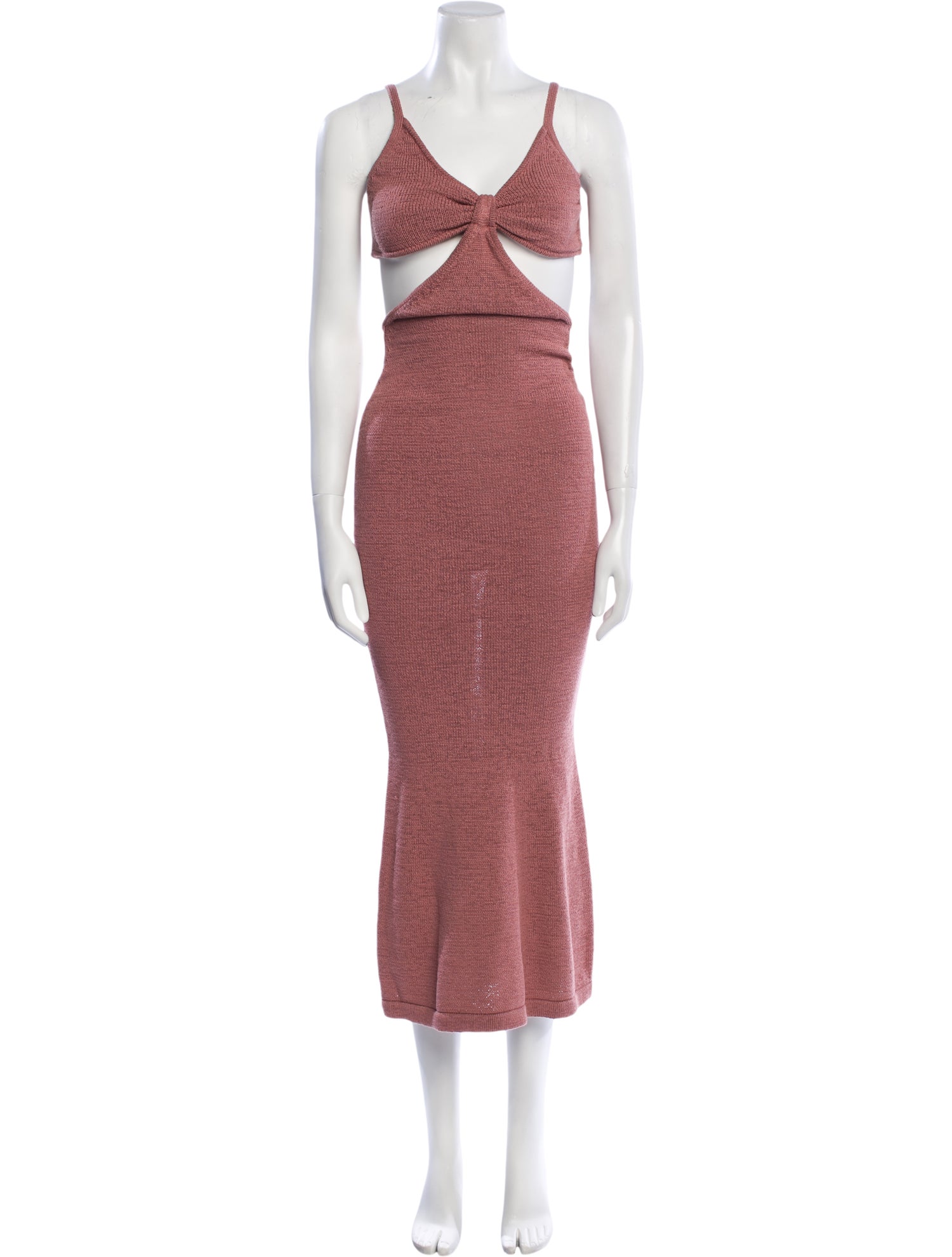 Cult Gaia V-Neck Long Dress