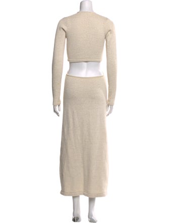 Cult Gaia V-Neck Long Dress