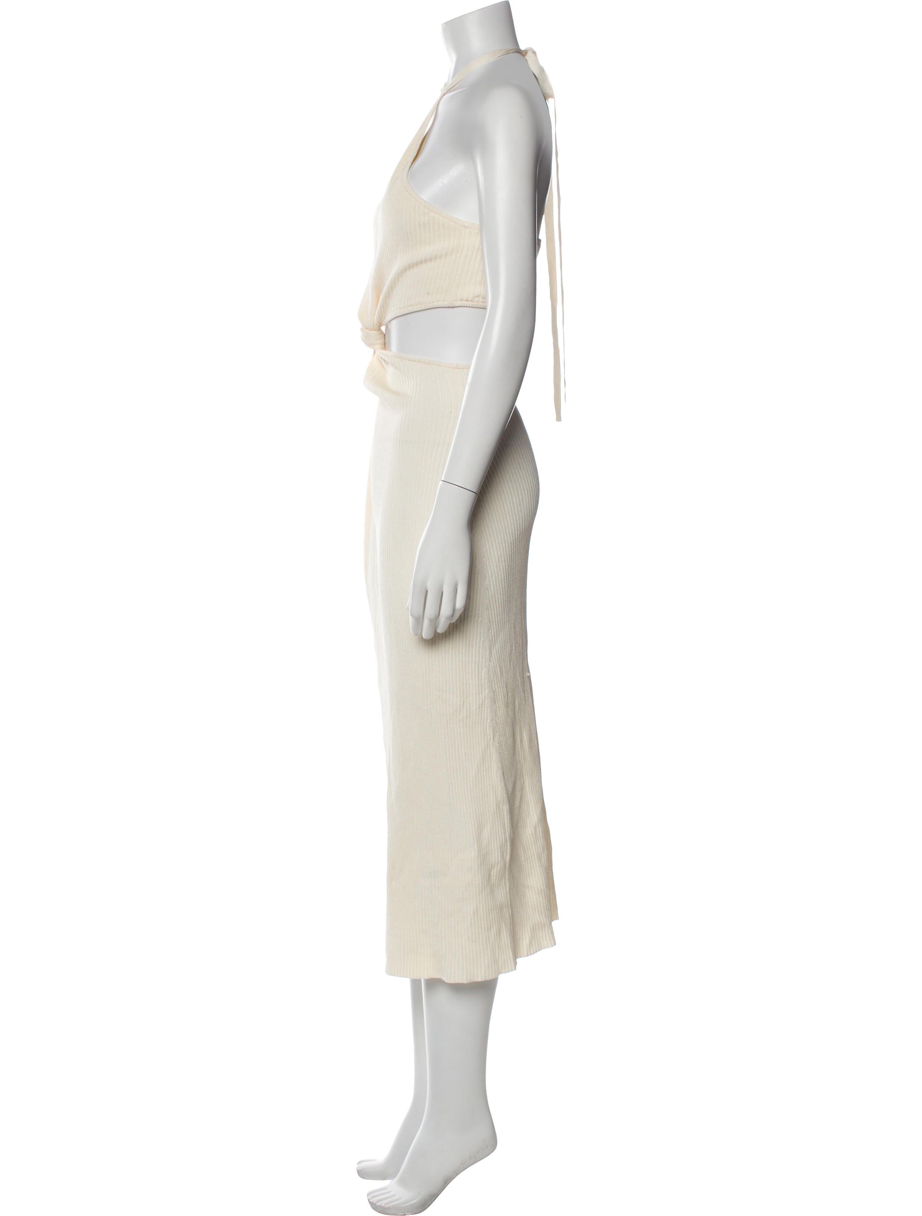 Cult Gaia Halterneck Long Dress