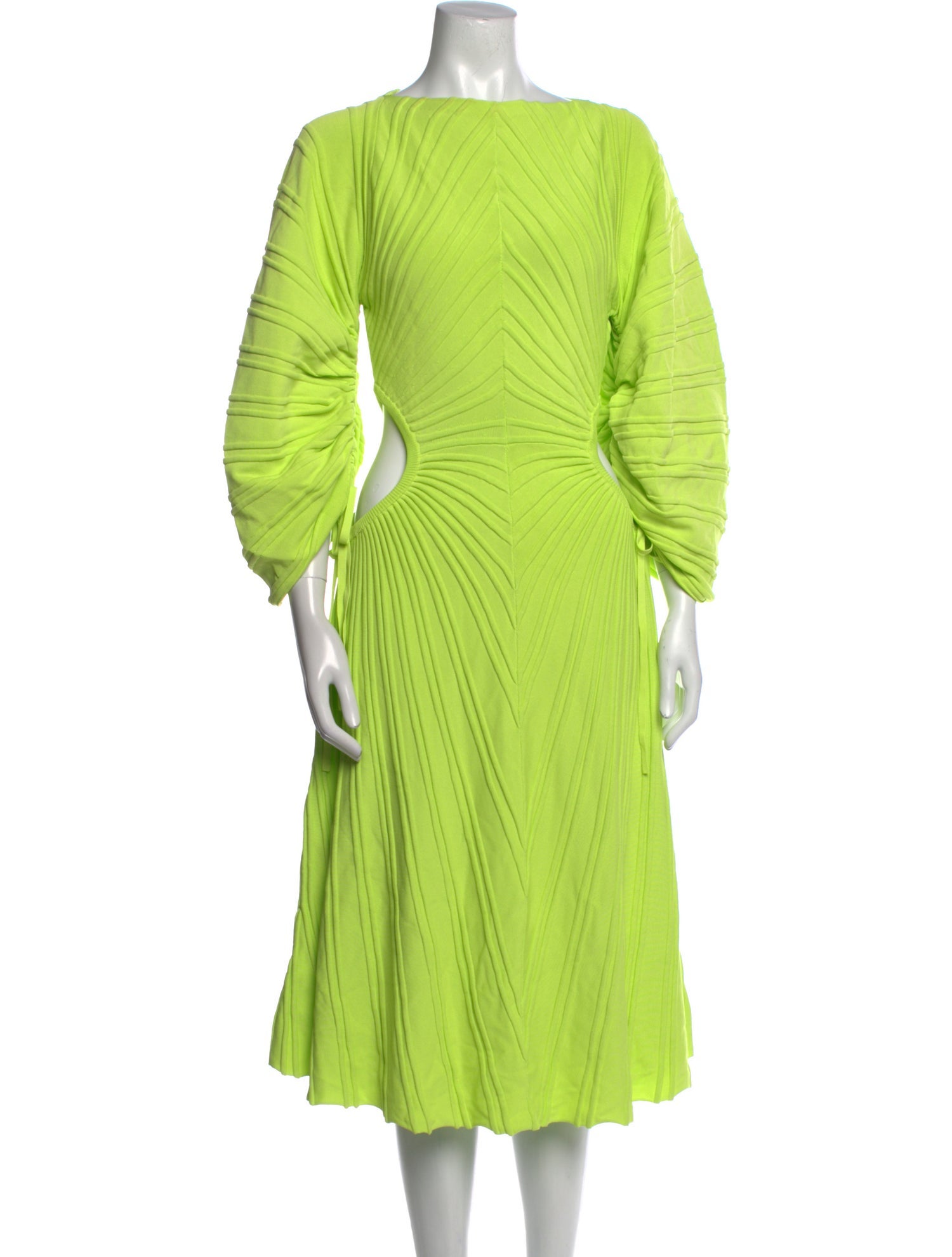 Cult Gaia Bateau Neckline Midi Length Dress