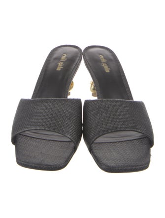 Cult Gaia Straw Slides