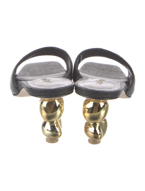 Cult Gaia Straw Slides