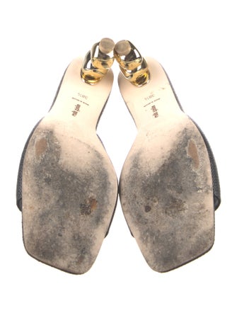 Cult Gaia Straw Slides