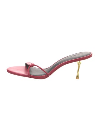 Cult Gaia Leather Slides