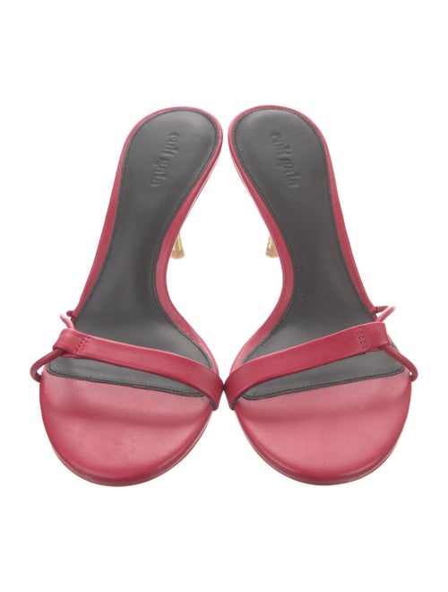 Cult Gaia Leather Slides