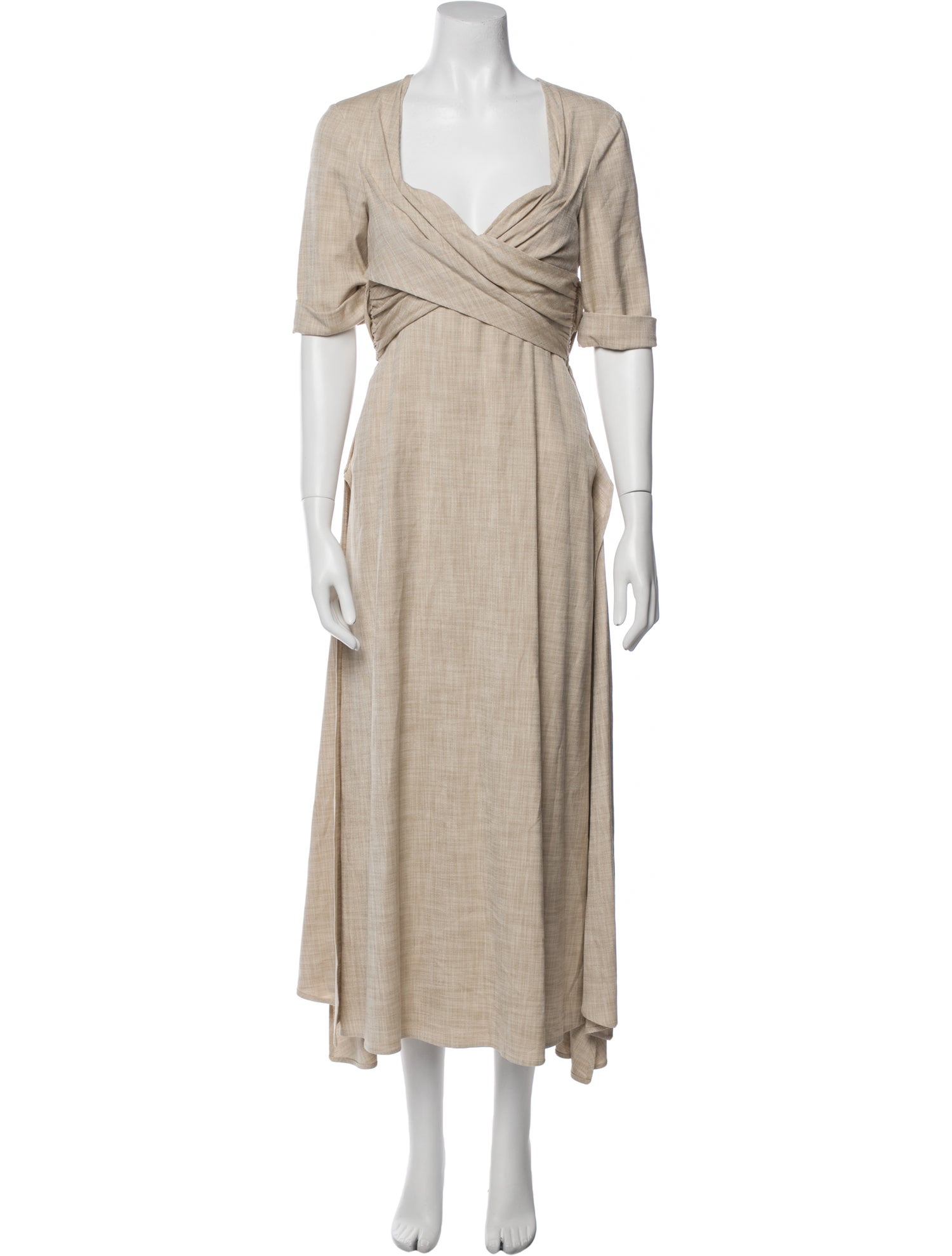 Cult Gaia V-Neck Long Dress