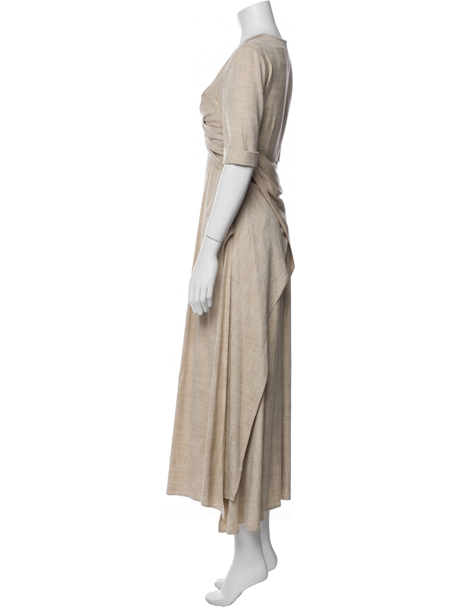 Cult Gaia V-Neck Long Dress