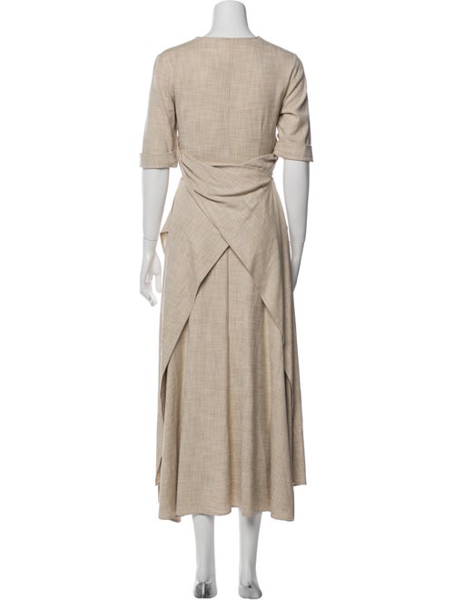 Cult Gaia V-Neck Long Dress