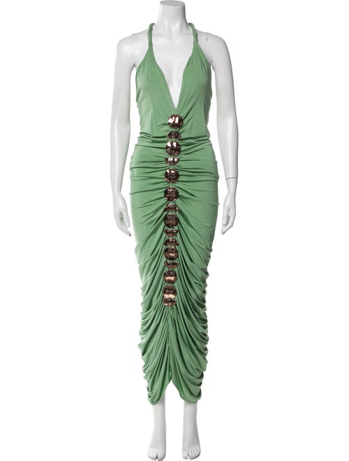 Cult Gaia V-Neck Long Dress