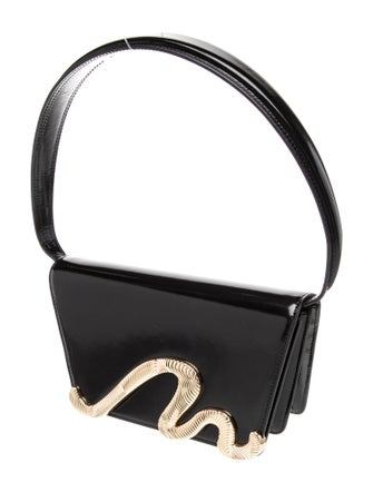 Cult Gaia Leather Shoulder Bag