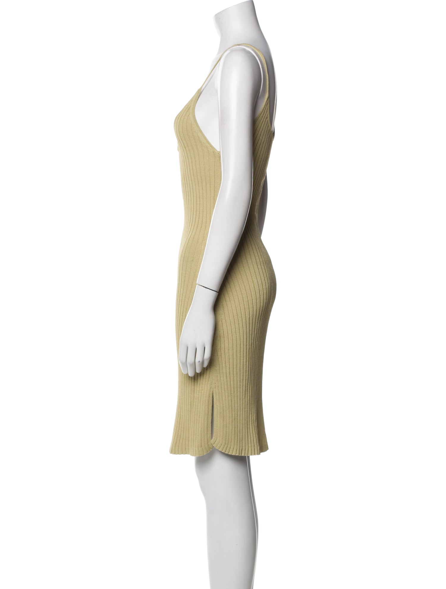 Cult Gaia Scoop Neck Knee-Length Dress