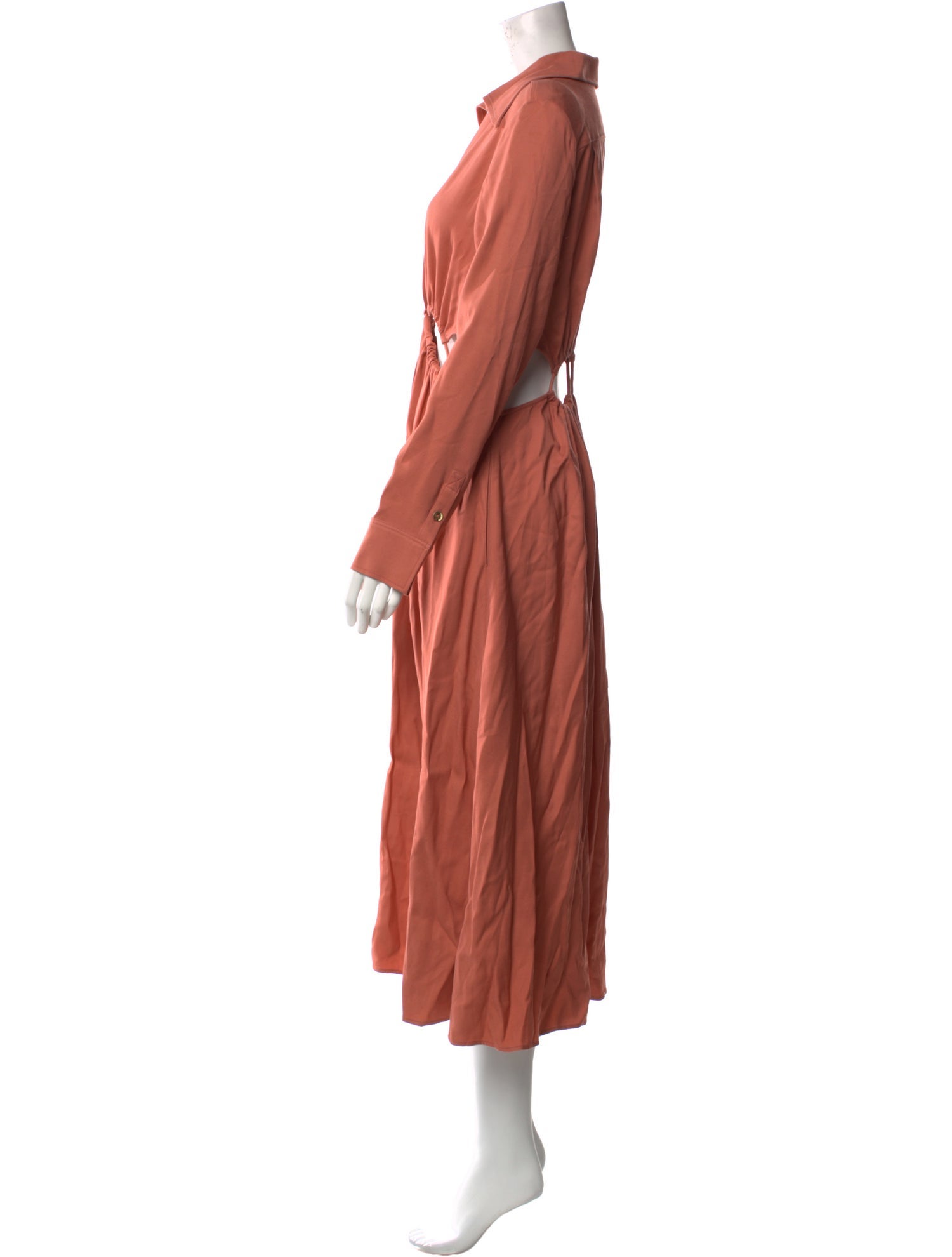 Cult Gaia V-Neck Long Dress