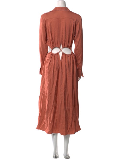 Cult Gaia V-Neck Long Dress