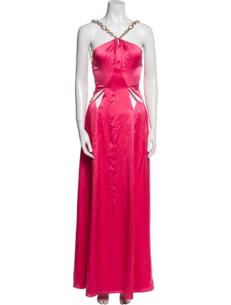 Cult Gaia Silk Long Dress