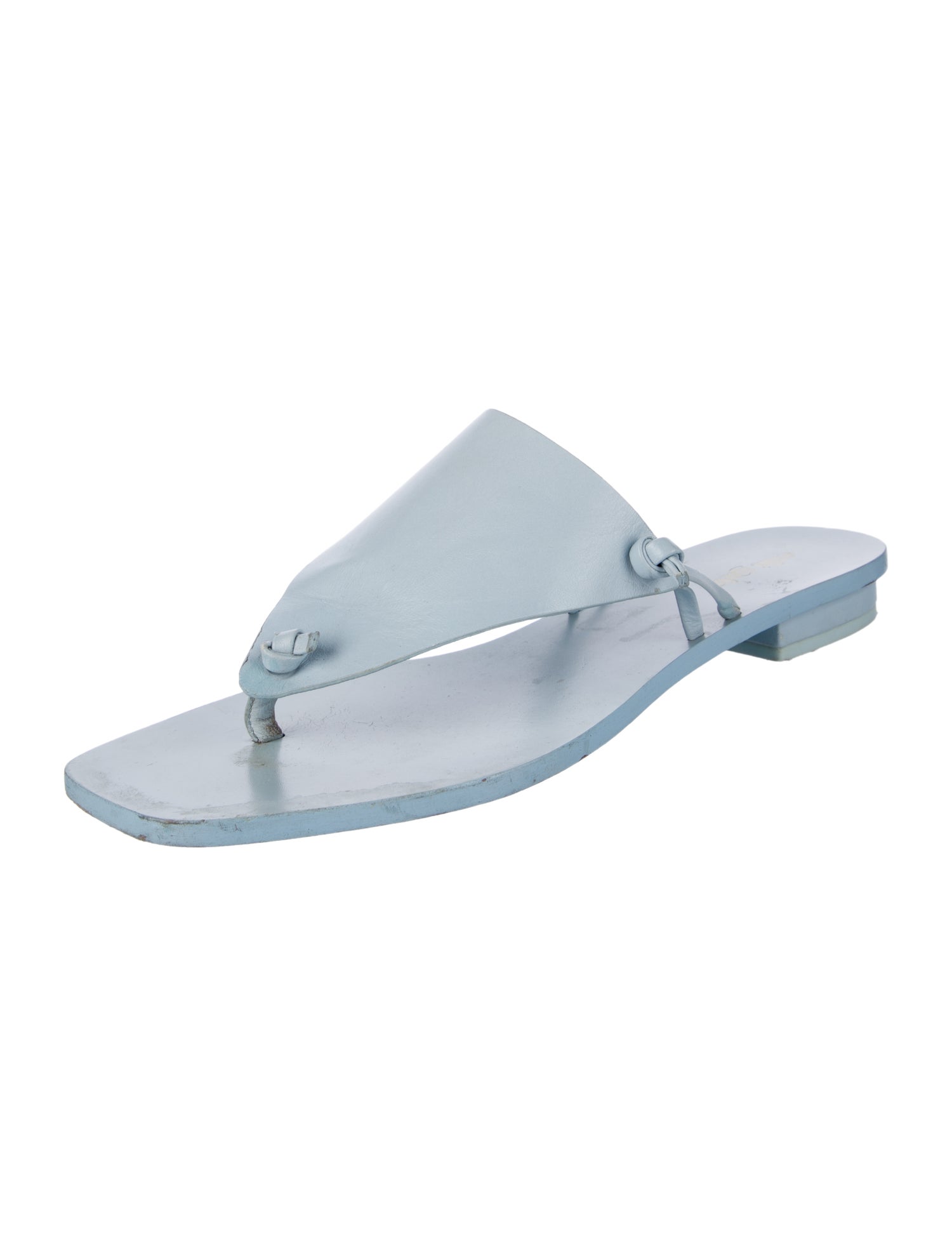 Cult Gaia Leather Slides