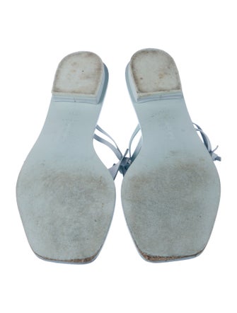 Cult Gaia Leather Slides