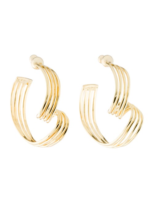 Cult Gaia Ida Sculptural Hoop Earrings