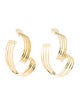Cult Gaia Ida Sculptural Hoop Earrings