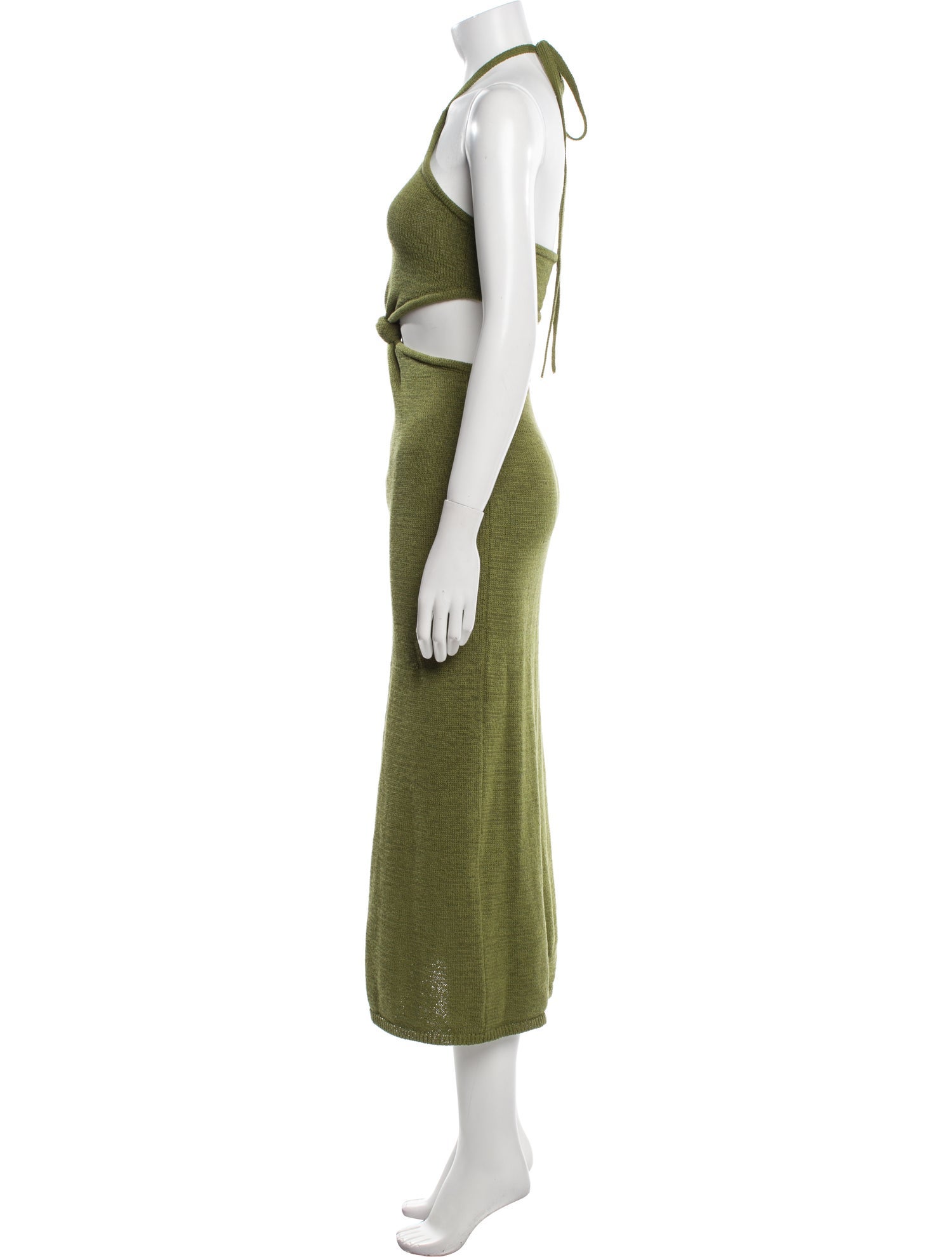 Cult Gaia Halterneck Midi Length Dress