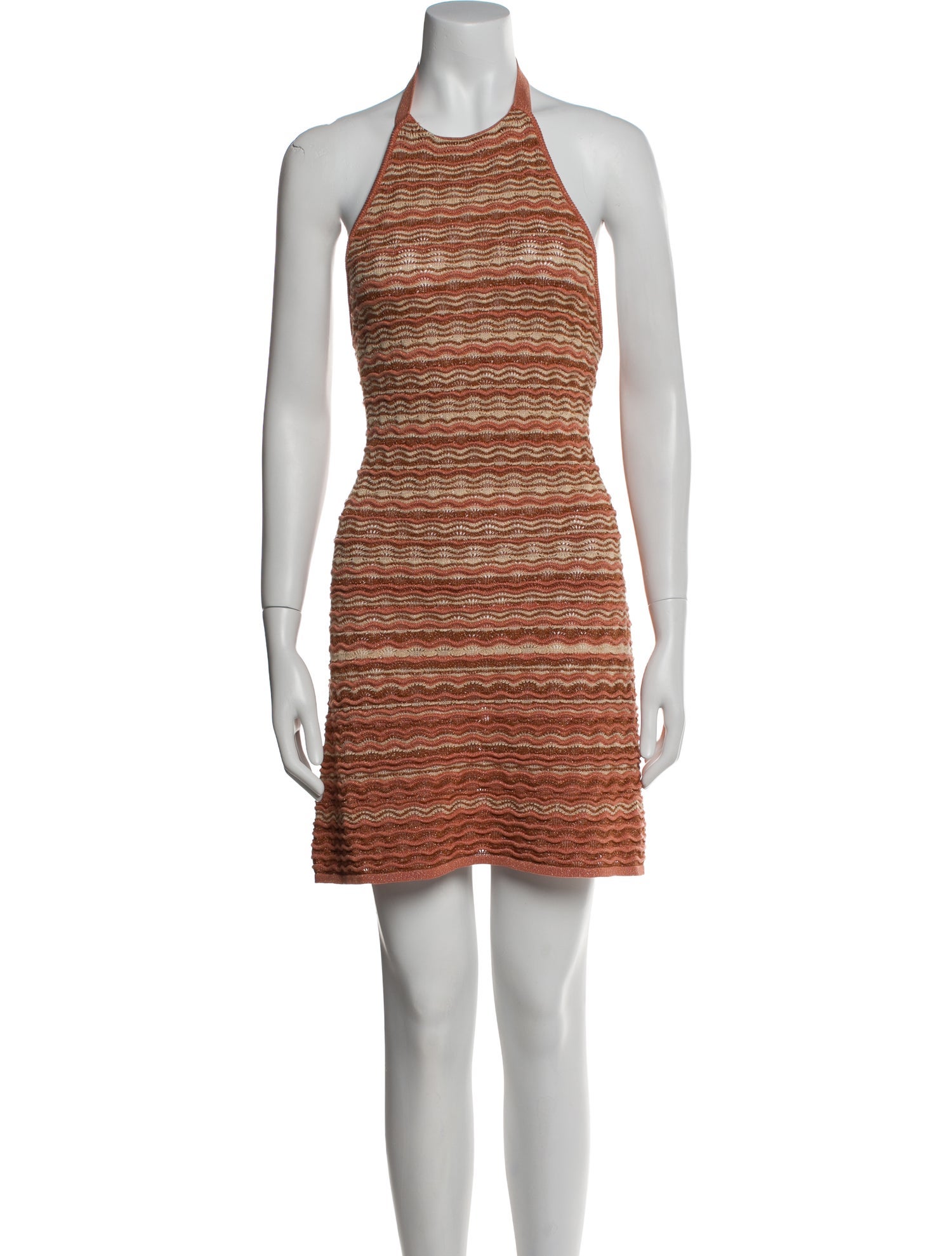 Cult Gaia Striped Mini Dress