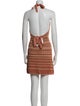 Cult Gaia Striped Mini Dress