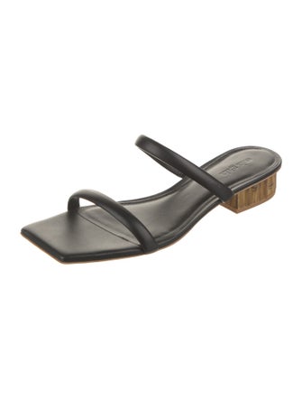 Cult Gaia Leather Slides