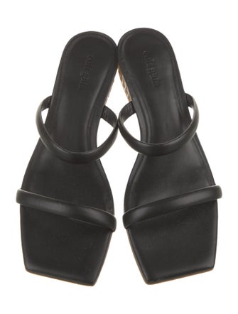 Cult Gaia Leather Slides