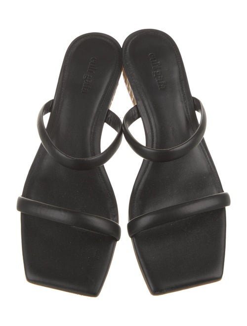 Cult Gaia Leather Slides