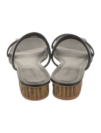 Cult Gaia Leather Slides