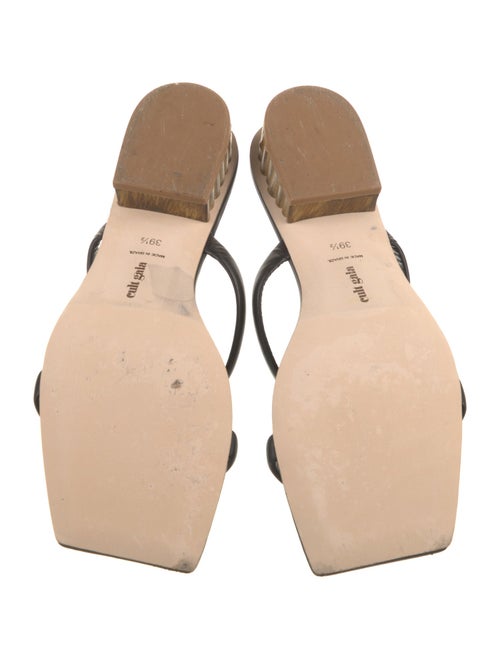 Cult Gaia Leather Slides