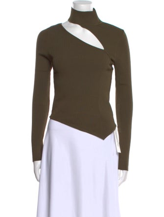Cult Gaia Turtleneck Long Sleeve Top
